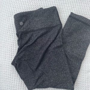 3 pair of fleeced Lululemon leggings